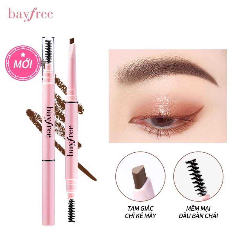 Chì kẻ mày KIMUSE đầu tam giác hiệu ứng kép không thấm nước 20g