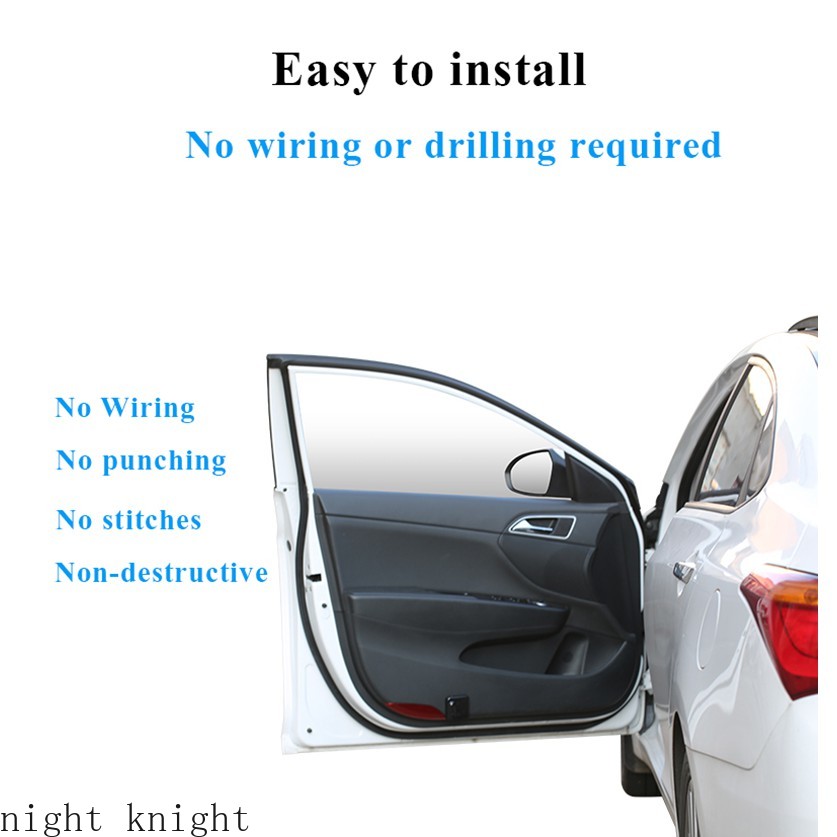 Set 2 Đèn Led Laser Không Dây Gắn Cửa Xe Hơi Dùng Để Trang Trí