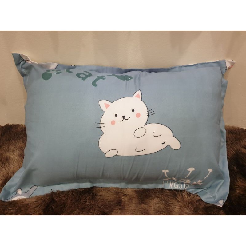 Vỏ gối nằm cotton poly nhiều mẫu. Vỏ gối 45x65 nhập khẩu dạng gối lồng
