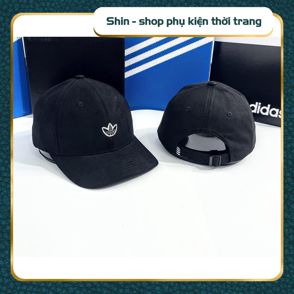 Mũ nón lưỡi trai nón kết nam nữ bằng da lộn thể thao trẻ trung đẹp chất hàng hiệu - Shin Shop Phụ Kiện Thời Trang