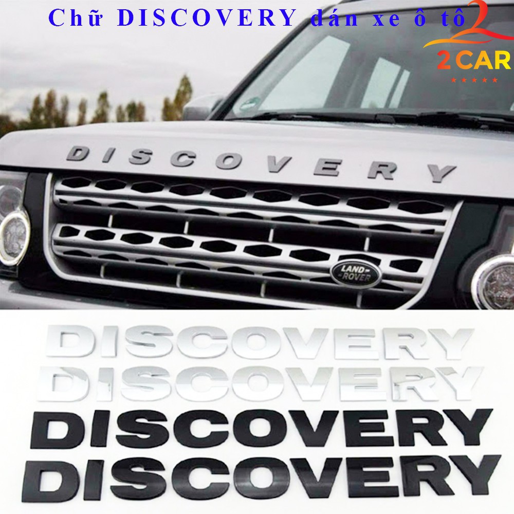 Chữ DISCOVERY dán xe ô tô