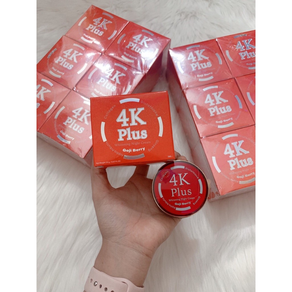 Kem Dưỡng Trắng Da Mặt 4K PLUS Whitening Night Cream 15g - Thái Lan | BigBuy360 - bigbuy360.vn