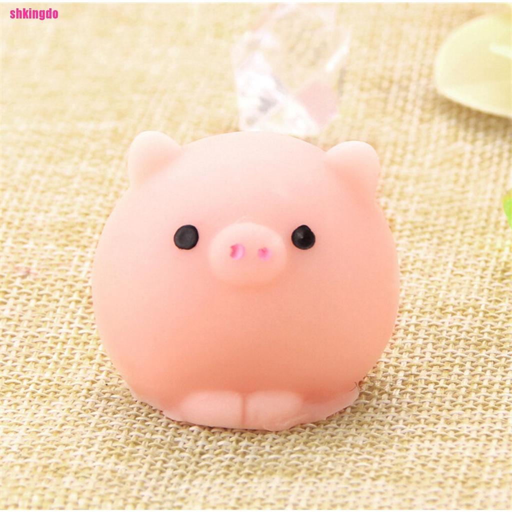 Đồ chơi bóp hình chú heo Mochi dễ thương giúp giảm căng thẳng