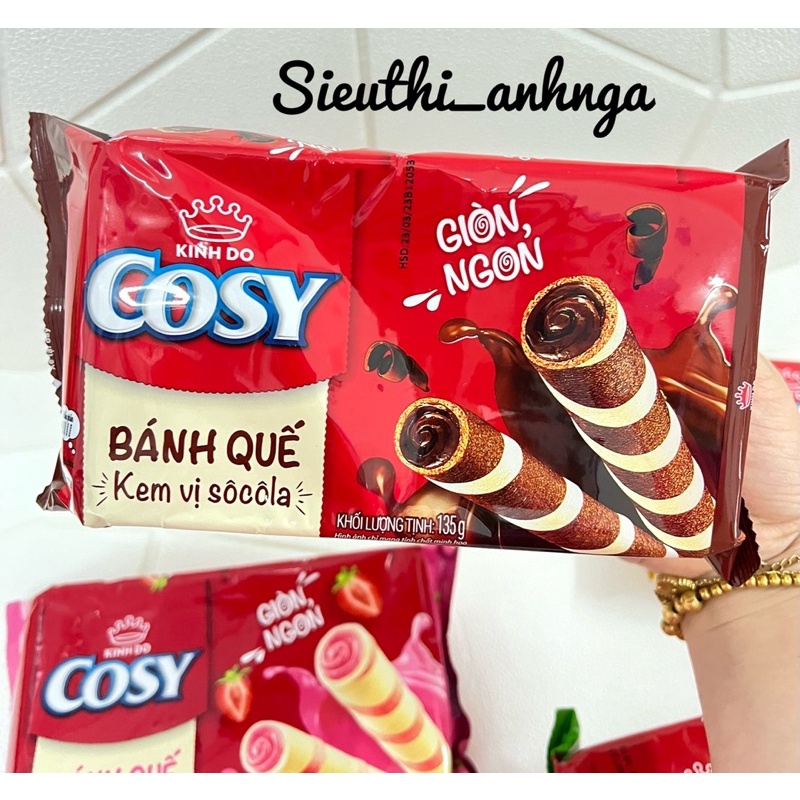 Bánh Quế Kinh Đô Cosy Đủ Vị 132g