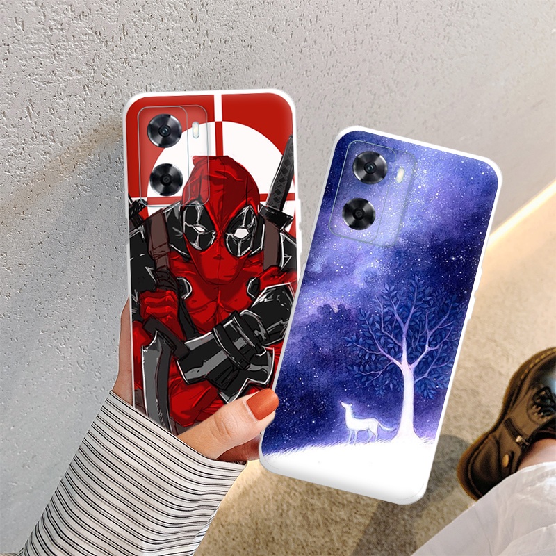 Ốp điện thoại OPPO A57 4G CPH2387 A57 5G PFTM20 họa tiết sáng tạo Silicon chống sốc Full OPPO A57 4G