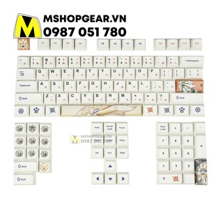 Sản phẩm nút thay thế cho bàn phím cơ  Keycap Pokemon Solgaleo