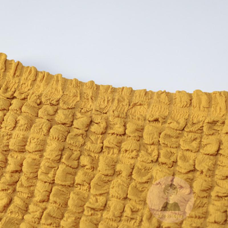 Bộ Áo Sát Nách Cổ Tròn + Chân Váy Eo Cao Màu Sắc Trơn Thời Trang Mùa Hè Dành Cho Nữ