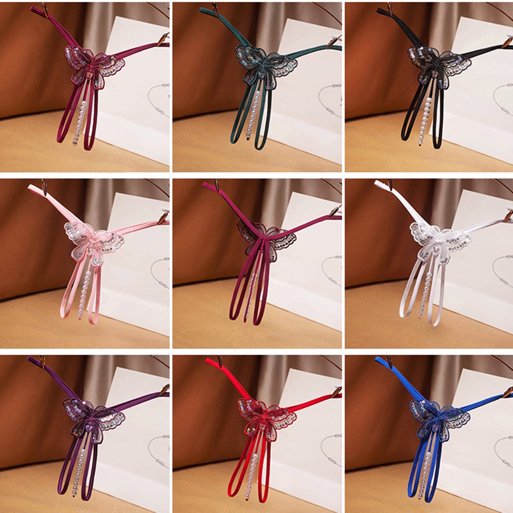 Quần Lót Lọt Khe Hở Đáy Đính Hạt Ngọc Trai Và Kim Sa Gợi Cảm Cho Nữ