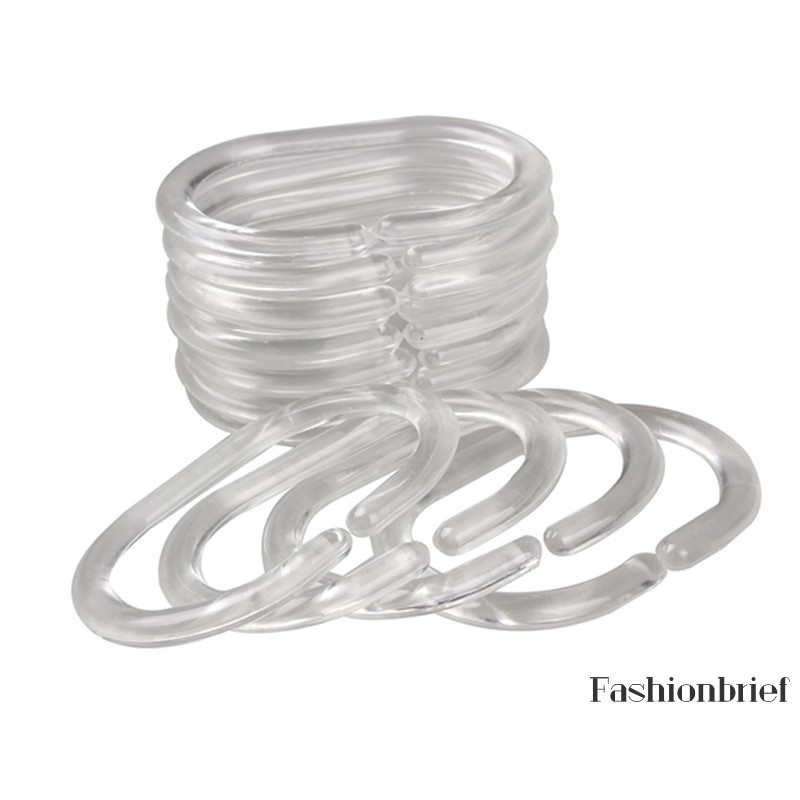 Set 24 móc nhựa trong suốt dùng trong phòng tắm