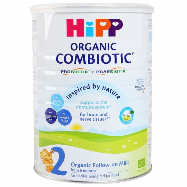 Sữa bột HiPP 2 ORGANIC COMBIOTIC  - 800g