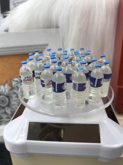 Combo 3Mô hình chai nước suối mini. Đồ chơi bán hàng siêu thị