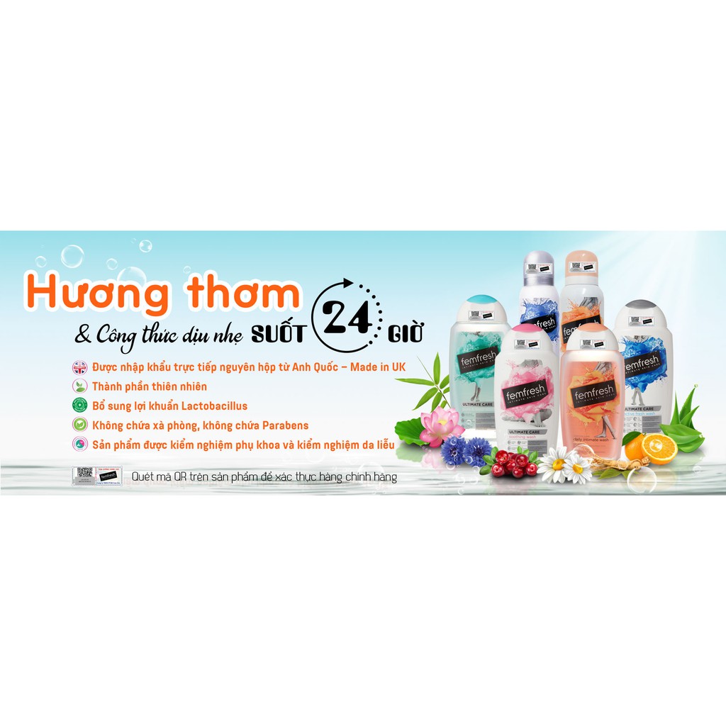 Dung dịch vệ sinh phụ nữ Femfresh Daily Intimate Wash 250ml