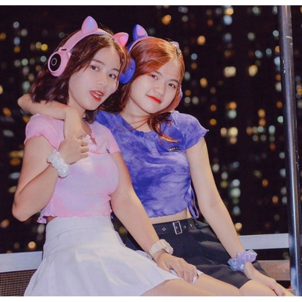 Tai Nghe Mèo Chụp Tai Không Dây Headphone Bluetooth 5.0 P47m Hàng Chính Hãng