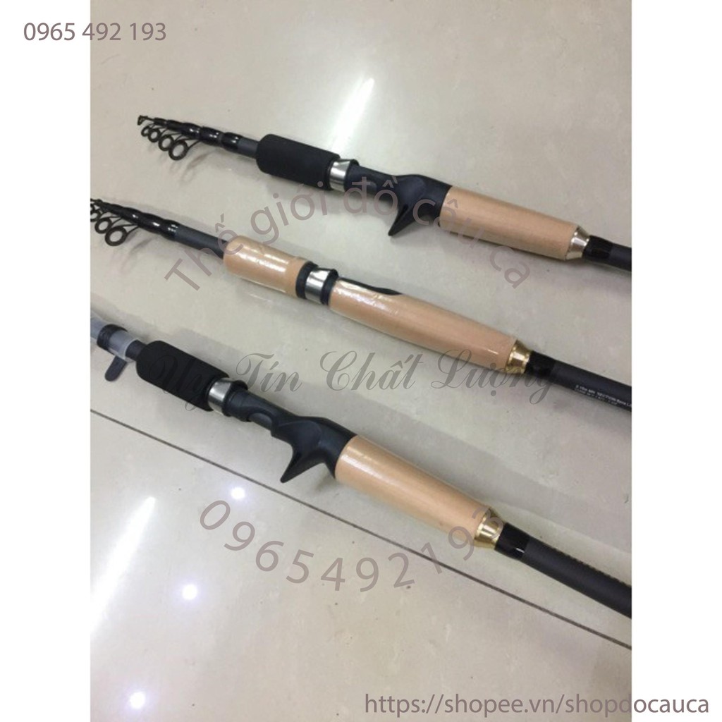 Cần shimano rút ngang đứng 1,8-2,4 m ( rẻ vô địch )