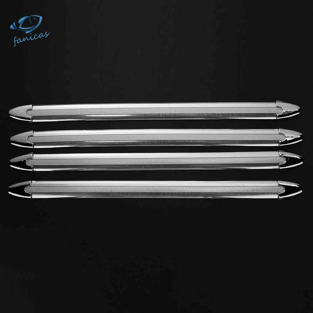 Set 4 Miếng Dán Bảo Vệ Góc Cản Trước Sau Bằng Nhựa Màu Trắng Chuyên Dụng Cho Xe Hơi