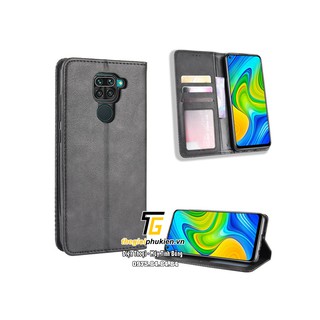 Bao da dạng ví Xiaomi Redmi Note 9 Leahter Luxury