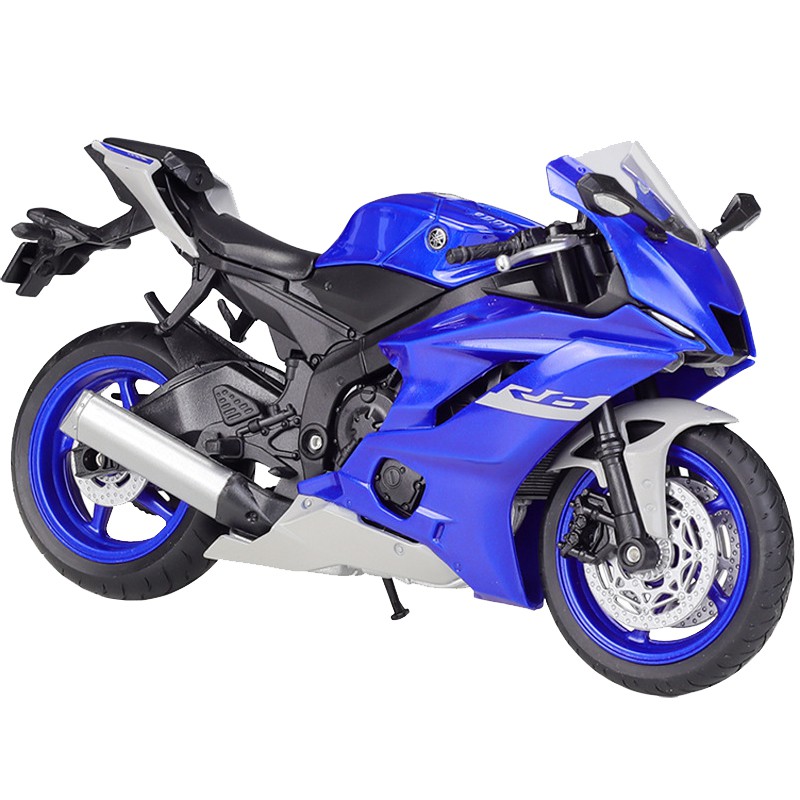 Mô hình xe máy Yamaha Yzf-R6 bằng hợp kim tỉ lệ 1:12