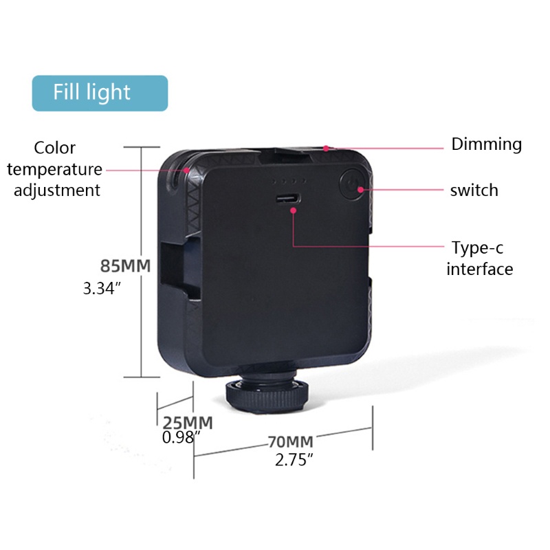 Bộ Đèn zzz Có Thể Điều Chỉnh Độ Sáng Hỗ Trợ Quay Video / Phát Sóng Trực Tiếp Cho Laptop / Máy Tính