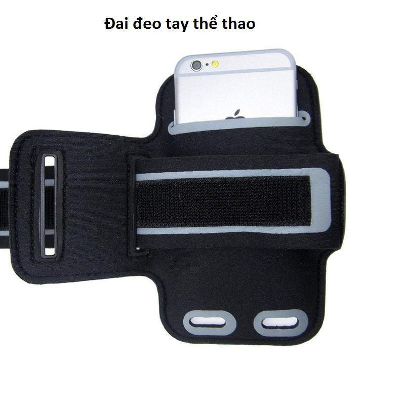 Đai đeo tay armband tập thể thao cho điện thoại iPhone, Samsung, Lumia 5.5 inch (Xám)