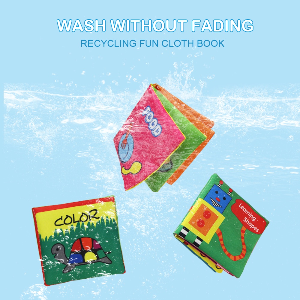 Coolplay Sách vải mềm có thể giặt rửa cho bé