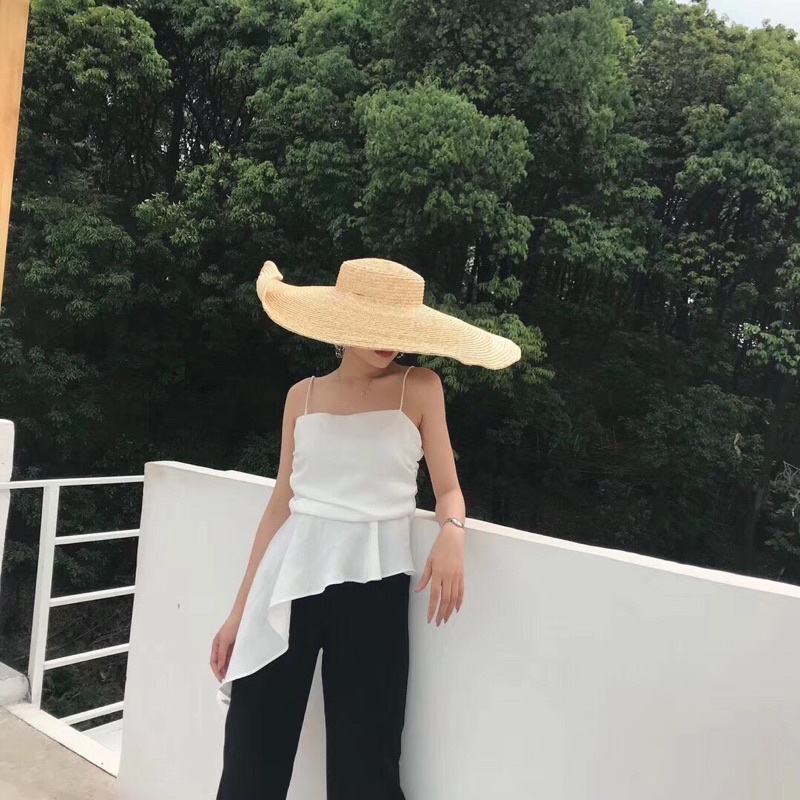 Áo 2 dây vạt lệch QCCC