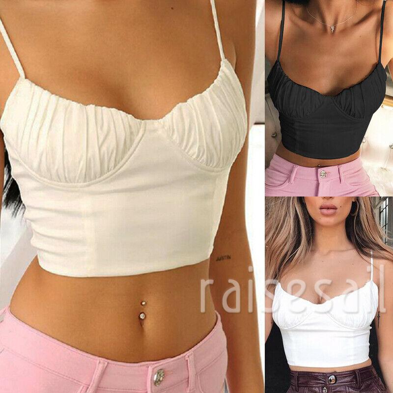 Áo dây croptop hoạt tiết hoạt hình