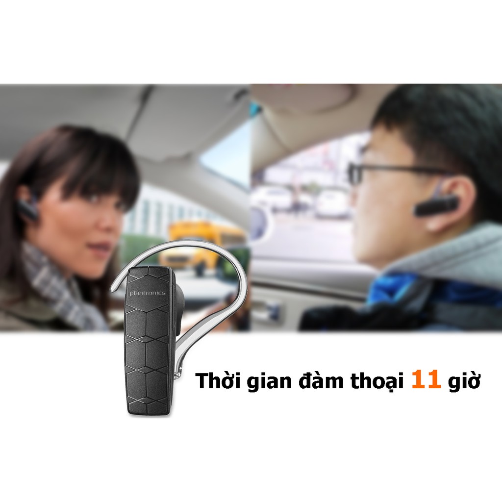 Tai Nghe Bluetooth Plantronics Explorer 50 kết nối 2 thiết bị đàm thoại 10h