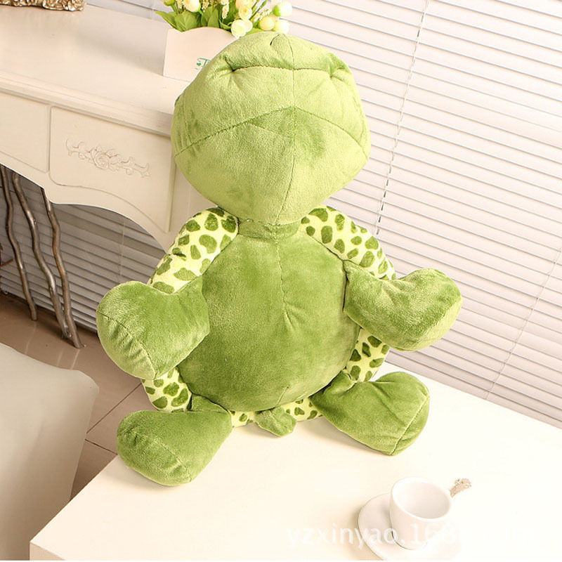 SOO-20cm Super Green Big Eyes Stuffed Tortoise Turtle Animal Plush Baby Kid Toy Gift