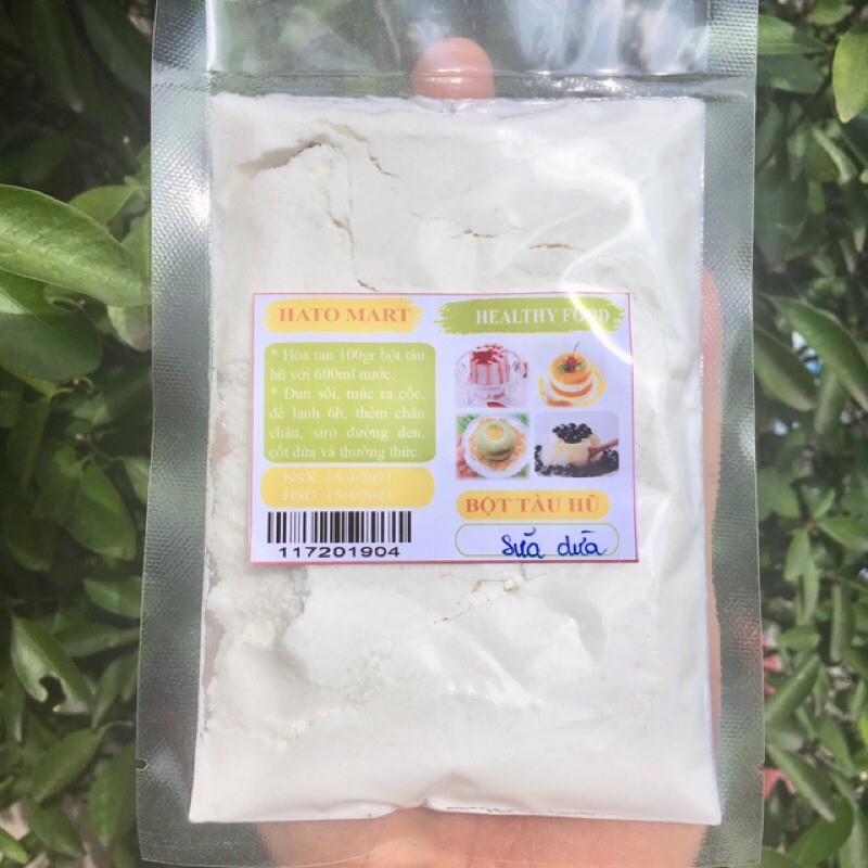 BỘT TÀU HŨ VỊ SỮA DỪA 100gr, chỉ có tại Xưởng Chè ngon và đồ ăn vặt