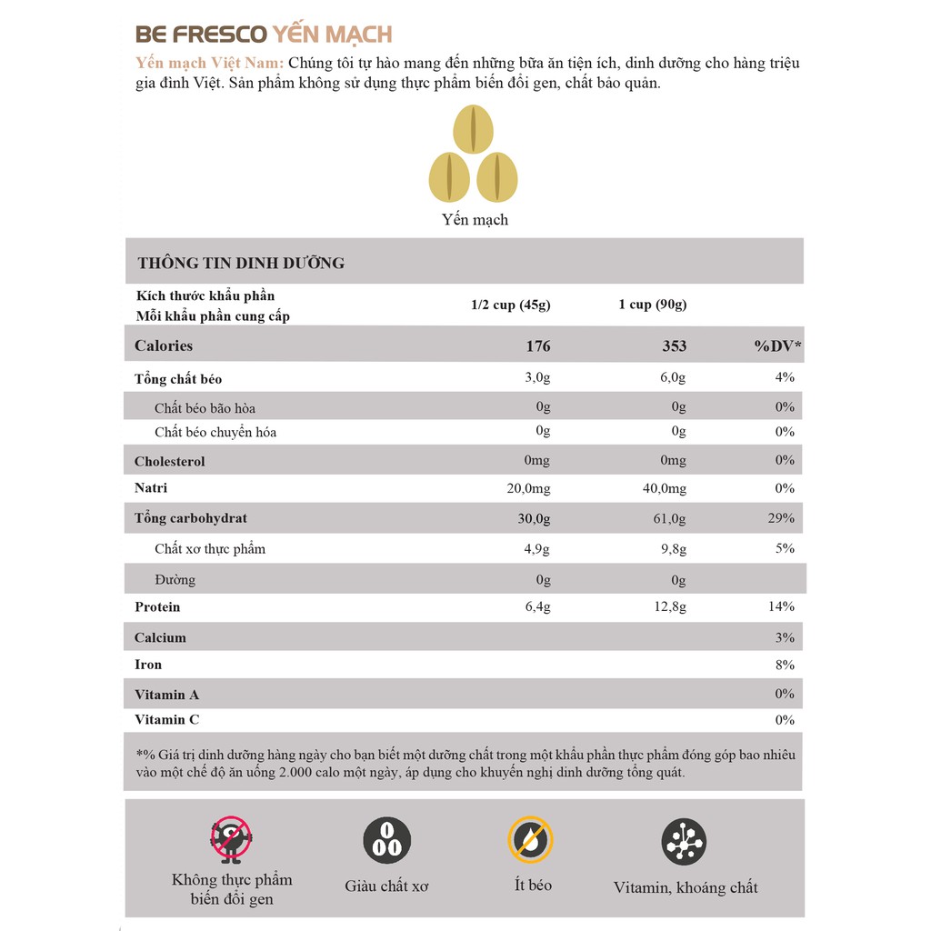 Yến Mạch Giảm Cân Befresco | BigBuy360 - bigbuy360.vn