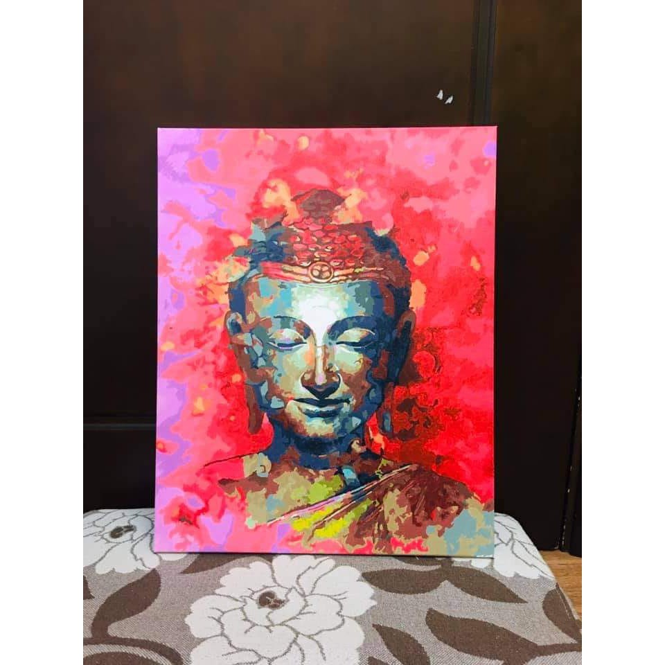 Tổng hợp các mẫu tranh số hóa Phật được yêu thích nhất size 40x50cm đã căng khung và đầy đu phụ kiện