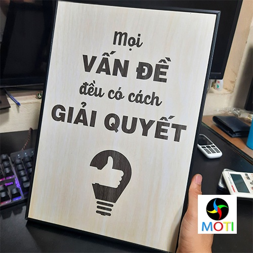 D105 Tranh động lực " Thiên tài chỉ có 1% thông minh còn lại 99% là sự nỗ lực"