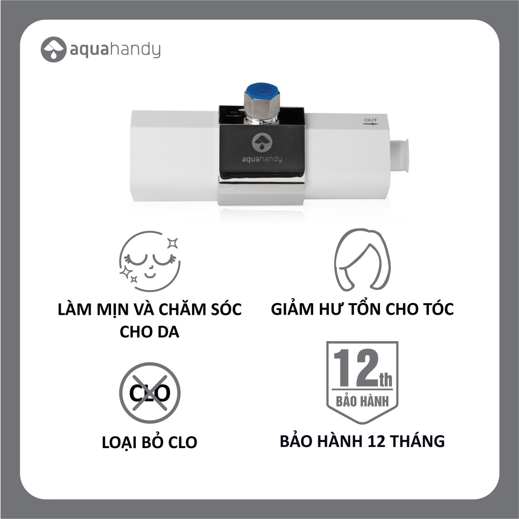 Lõi lọc thay thế cho thiết bị lọc nước vòi sen iJoie - AquaHandy - Tuổi thọ 10,000L