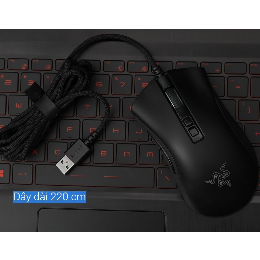 Chuột Có Dây Gaming Razer DeathAdder V2 Đen 20000 DPI - Hàng chính hãng - BH 24 tháng