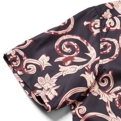 Áo sơ mi tay lỡ Galvin form rộng chất mát cộc tay đứng dáng unisex SMGV149-M8 - Leo Vatino