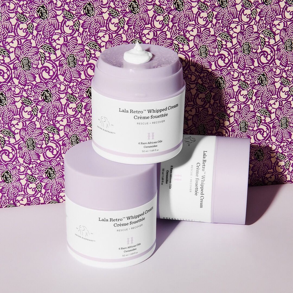 Kem Dưỡng Ẩm Siêu Phục Hồi Và Làm Dịu Da Drunk Elephant Lala Retro Whipped Cream