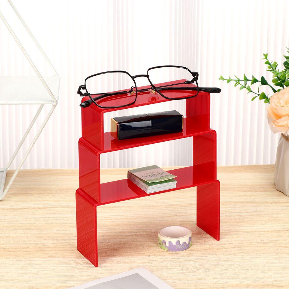 Kệ Trưng Bày Bánh Kẹo Tráng Miệng Bằng Acrylic Màu Đen Trong Suốt