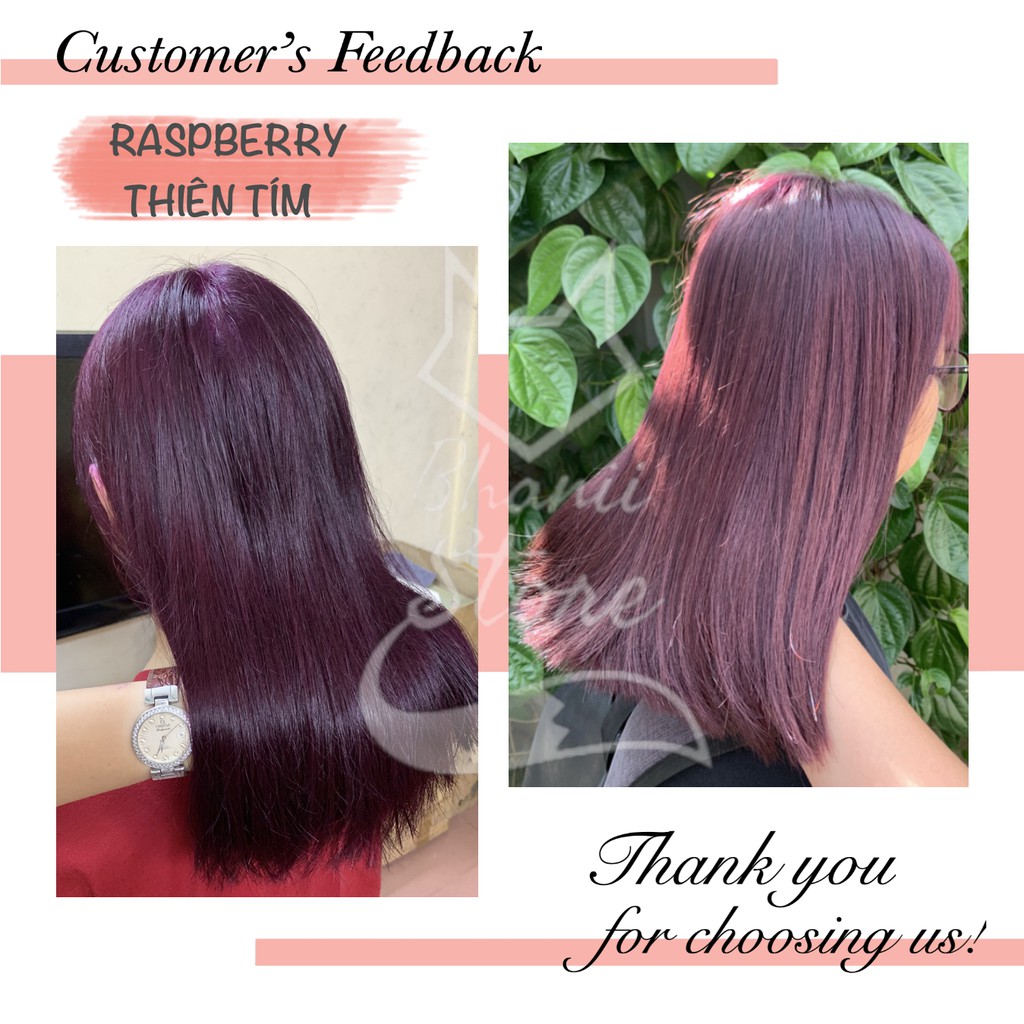 Thuốc nhuộm tóc Đỏ Phúc Bồn Tử - Raspberry KHÔNG TẨY bhanii store | BigBuy360 - bigbuy360.vn