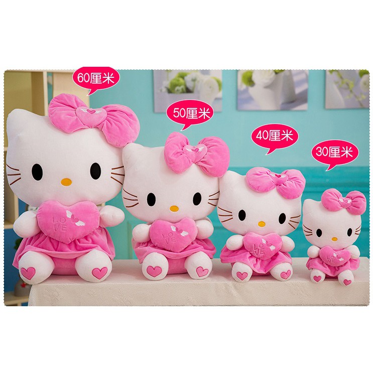 Gấu Bông Mèo Kitty Thiên Thần kích thước 35-45cm PIKAA