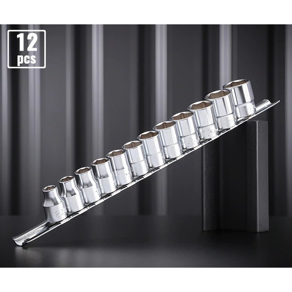Bộ tuýp khẩu ngắn 3/8 Koken Nhật RS3400M/12 gồm 12 cỡ từ 8-19mm - Made in Japan