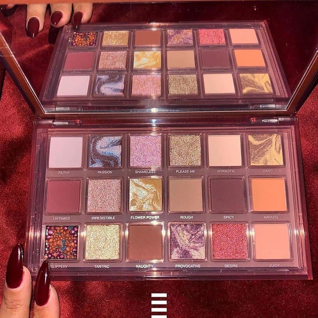 Bảng Mắt 18 Ô  Naughty Tông Màu Nâu Cam Vàng Nhũ Siêu HOTTREND (K1) | BigBuy360 - bigbuy360.vn