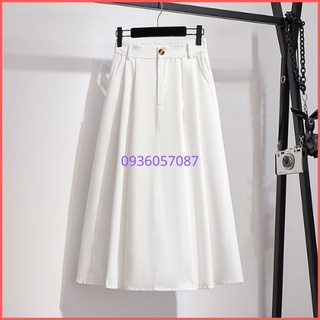 Quần ống rộng đũi xuông xếp ly KM002