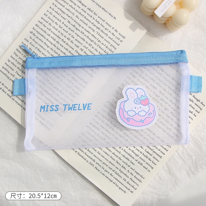 Túi lưới đựng bút 20*12 cm