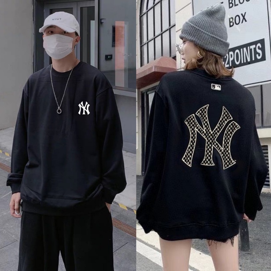 Áo Hoodie, Sweater N.Y Newyork in họa tiết, Nam Nữ Unisex,  Form Rộng, 100% Cotton, Chất Nỉ Dày Dặn Top Xu Hướng