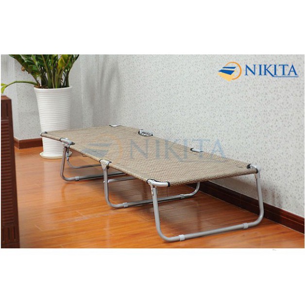 Giường xếp văn phòng Nikita NIKA TT04 kích thước 193x63cm, giường gấp chung cư, giường ngủ trưa