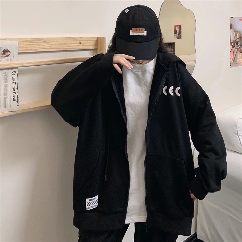 [Mã FAMARAL2 giảm 10K đơn 50K] Áo khoác Hoodie COCO dây kéo có mũ Áo nỉ form rộng Unisex hot trend - GEN_ZOO