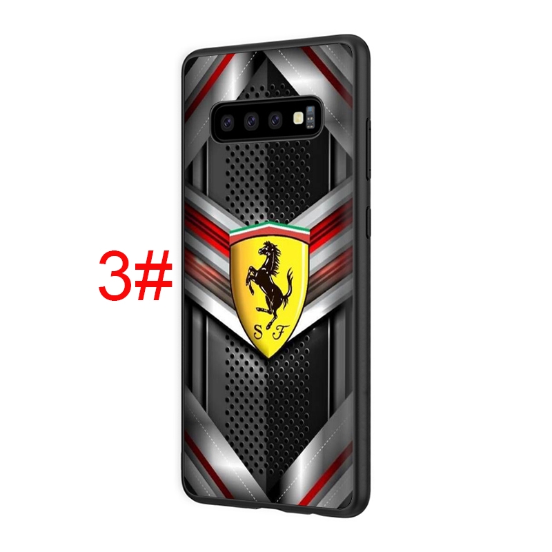 Ốp lưng hình xe thể thao Ferrari cho Samsung A9 A8 A7 A6 J8 J4 J6 2018 A5 2017 Note 8 9 10 Lite Plus