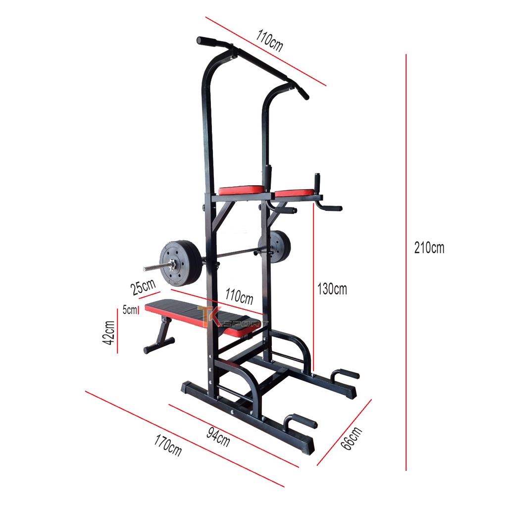 Giàn Tạ Đa Năng có Xà Đơn, Xà Kép TK-001 - TKsport (1 đổi 1 trong 7 ngày)