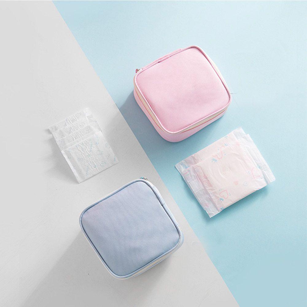 Túi Đựng Khăn Giấy Vệ Sinh Đa Năng Có Khóa Kéo Tiện Dụng Cho Nữ