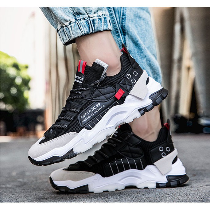 Giày sneaker đen nam [FREESHIP] D776 shop Địch Địch chuyên giày nam đẹp | BigBuy360 - bigbuy360.vn